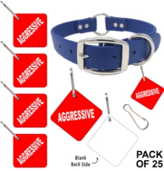 "Aggressive" Alert Tag - Pack of 25 
