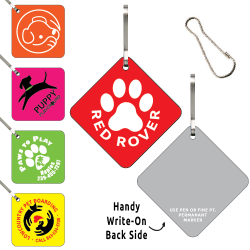Clip-Its Leash/Collar Tags - Diamond Large 