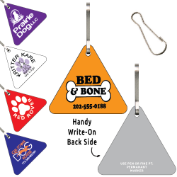 Clip-Its Leash/Collar Tags - Triangle Large 