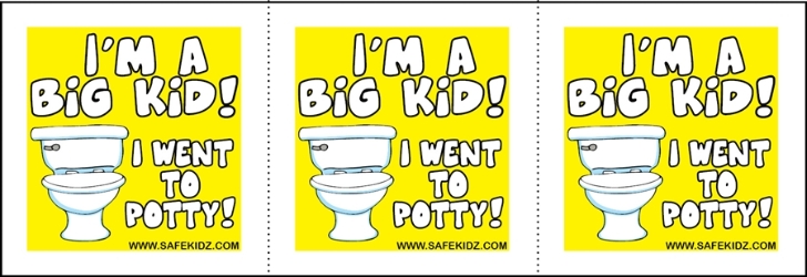 "Im A Big Kid" Stickers - Pack of 200 