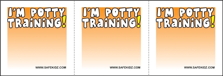 "Im Potty Training" Stickers - Pack of 200 