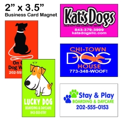 Magnet - Business Card Size - 2" x 3.5"  