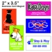 Magnet - Business Card Size - 2" x 3.5"  - 9017FC730