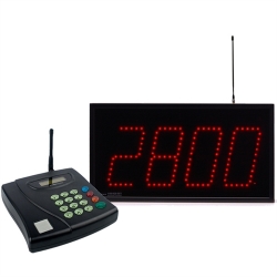 Wireless Visual-Pager® System - Microframe Model 35401 (4-Digit)  