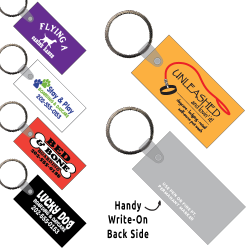 Ring-Its Leash/Collar Tags - Rectangle Large 